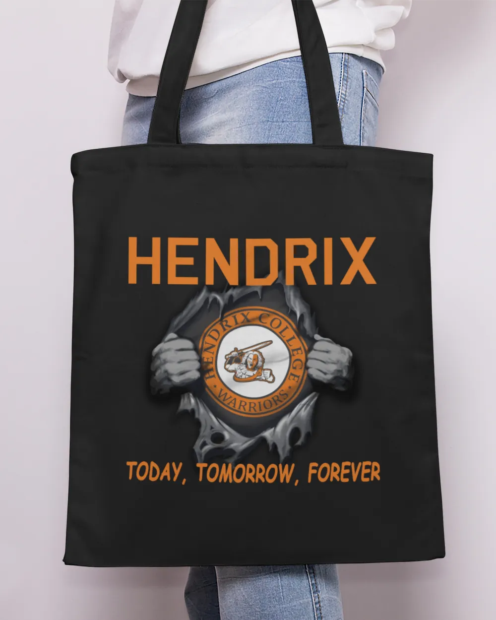 Hendrix College Today forever US Tote Bag - Printed in the EU black onesize