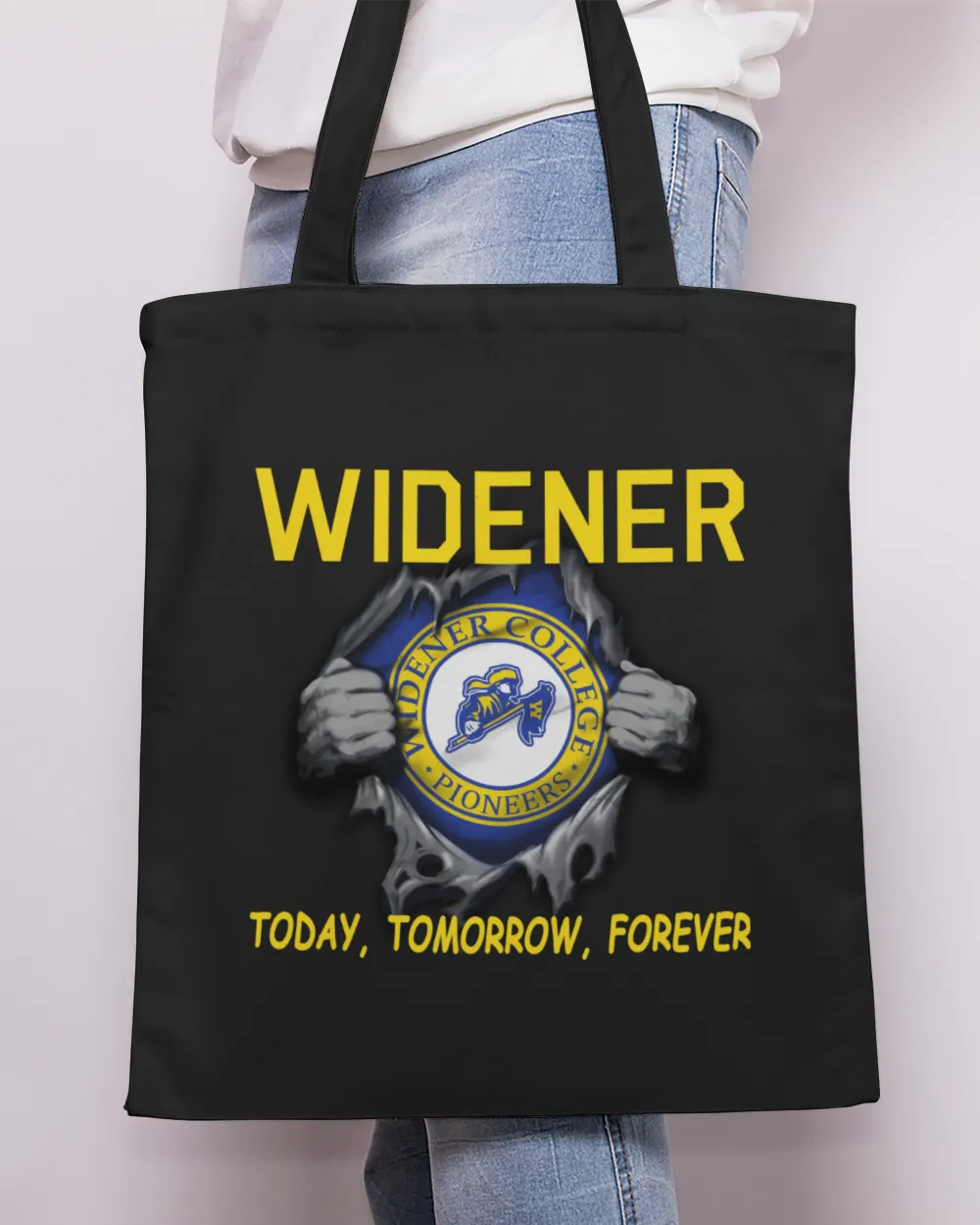 Widener University Today forever US Tote Bag - Printed in the EU black onesize