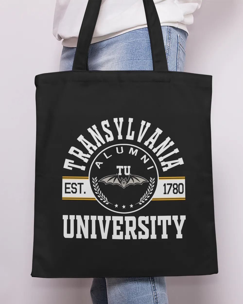 Transylvania University Lgo2 Tote Bag - Printed in the EU black onesize