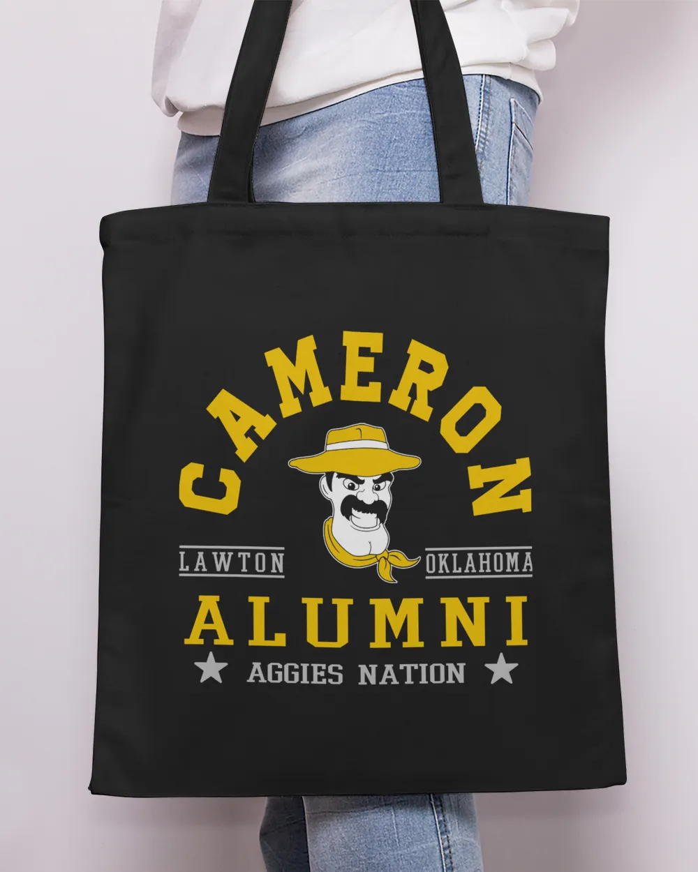 Cameron  Uni Nation Tote Bag - Printed in the EU black onesize
