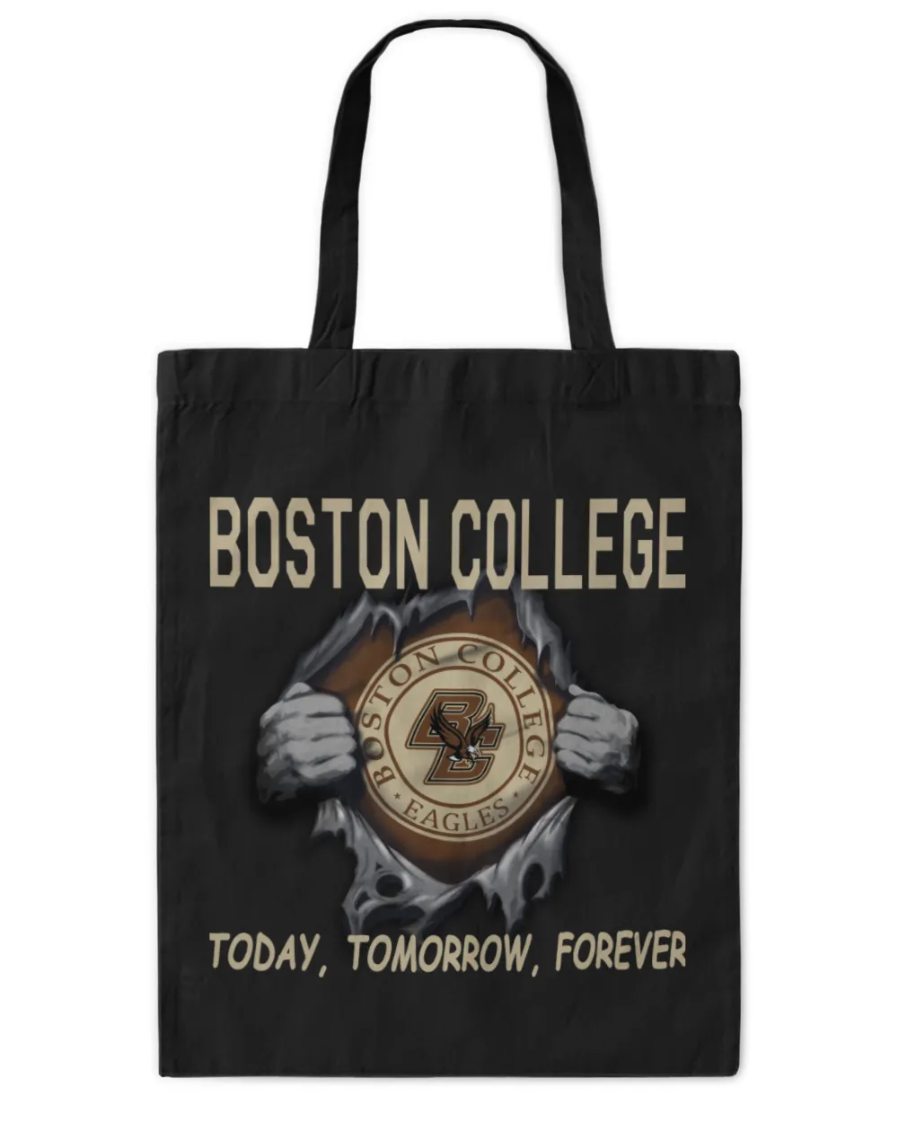 Boston College Today forever US Tote Bag - Printed in the EU black onesize
