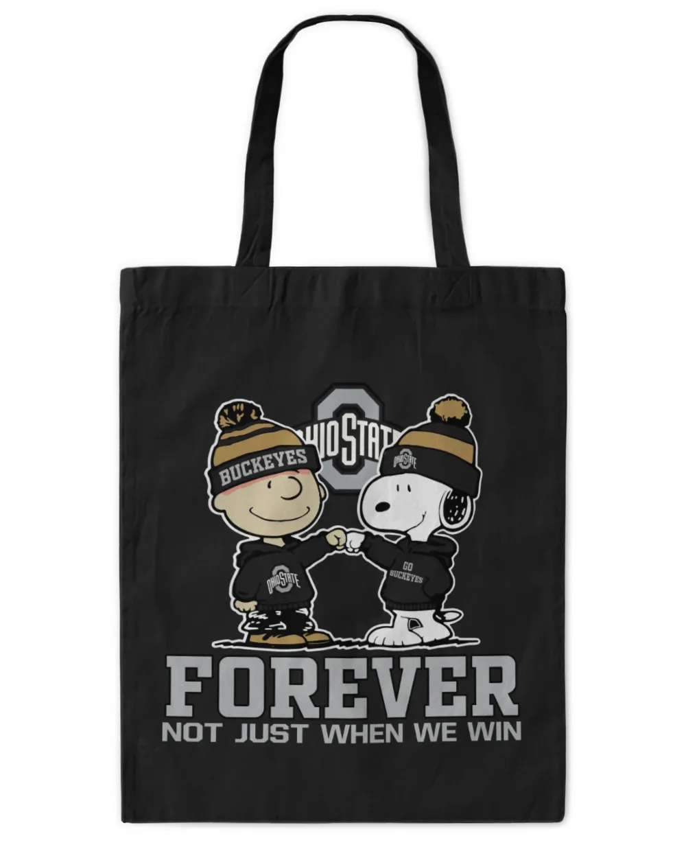 Ohio State Buckeyes not just we win US US Tote Bag - Printed in the EU black onesize
