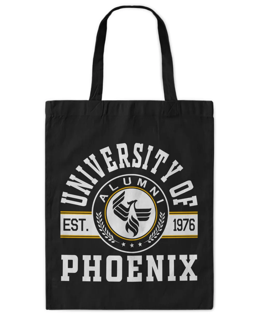 University of Phoenix Lgo2 Tote Bag - Printed in the EU black onesize