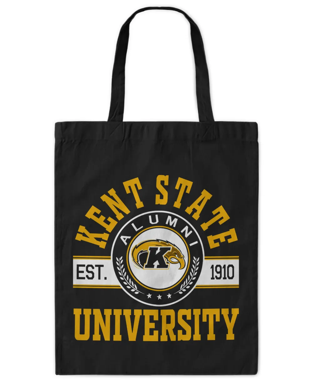Kent State University Lgo2 Tote Bag - Printed in the EU black onesize