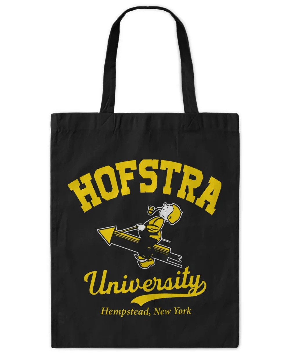 Hofstra Uni NY Motto Tote Bag - Printed in the EU black onesize