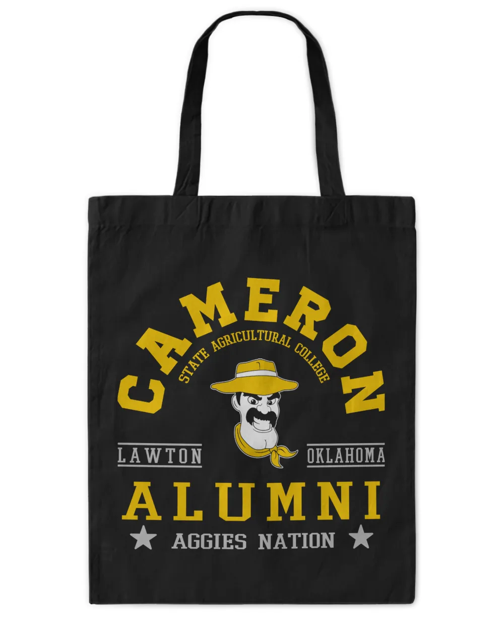 Cameron State Agricultural Col Nation Tote Bag - Printed in the EU black onesize