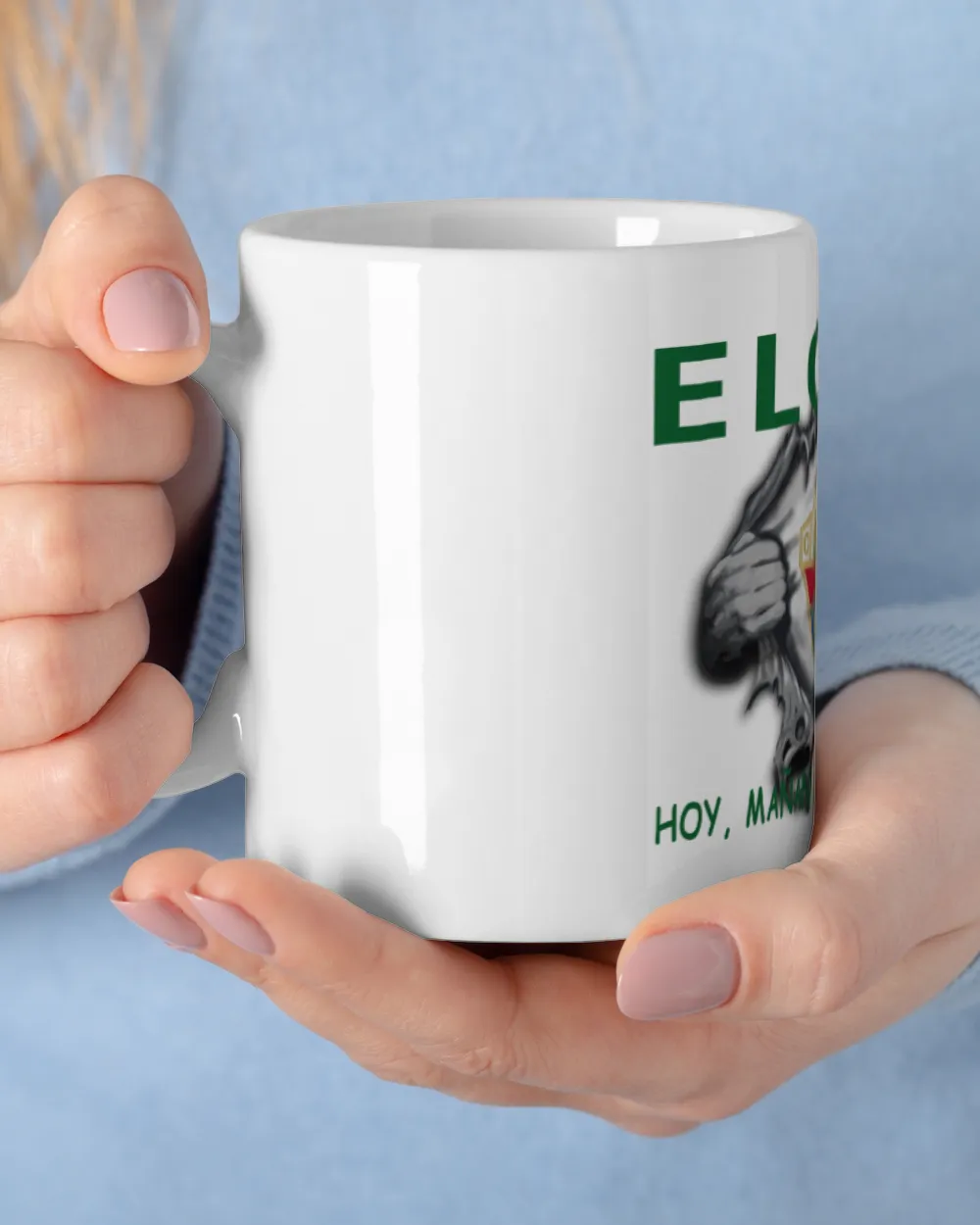 Elche CF today Forever SPA White Mug white 11oz