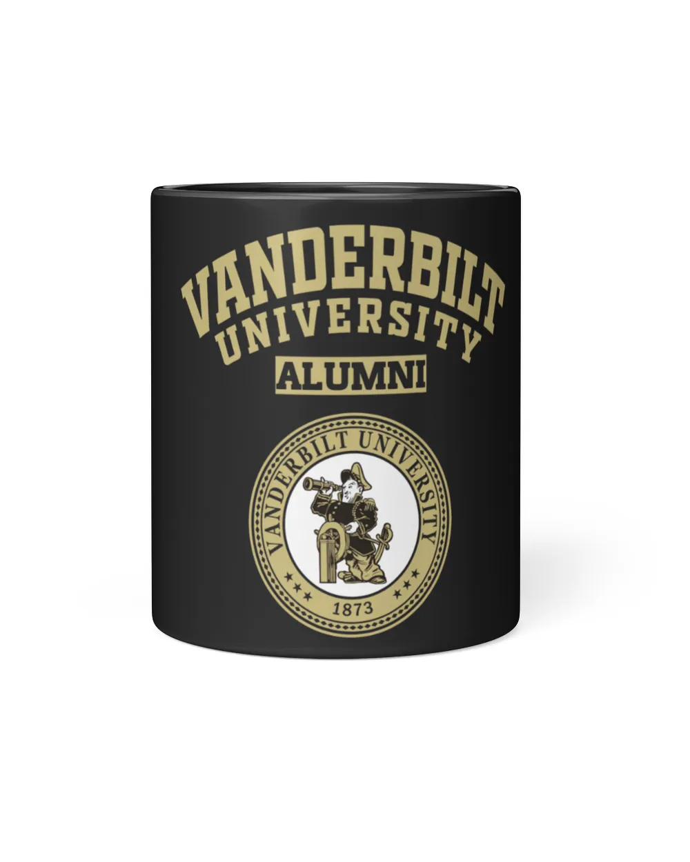 Vanderbilt University 2 LGO Black Mug 11oz black 11oz
