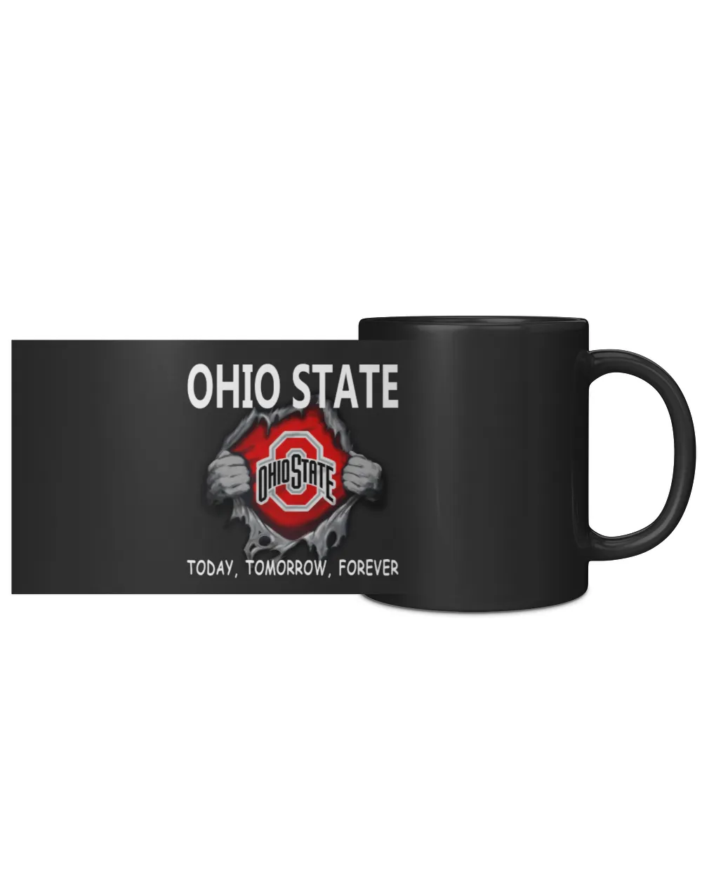 Ohio State Buckeyes Today forever Black Mug 11oz black 11oz