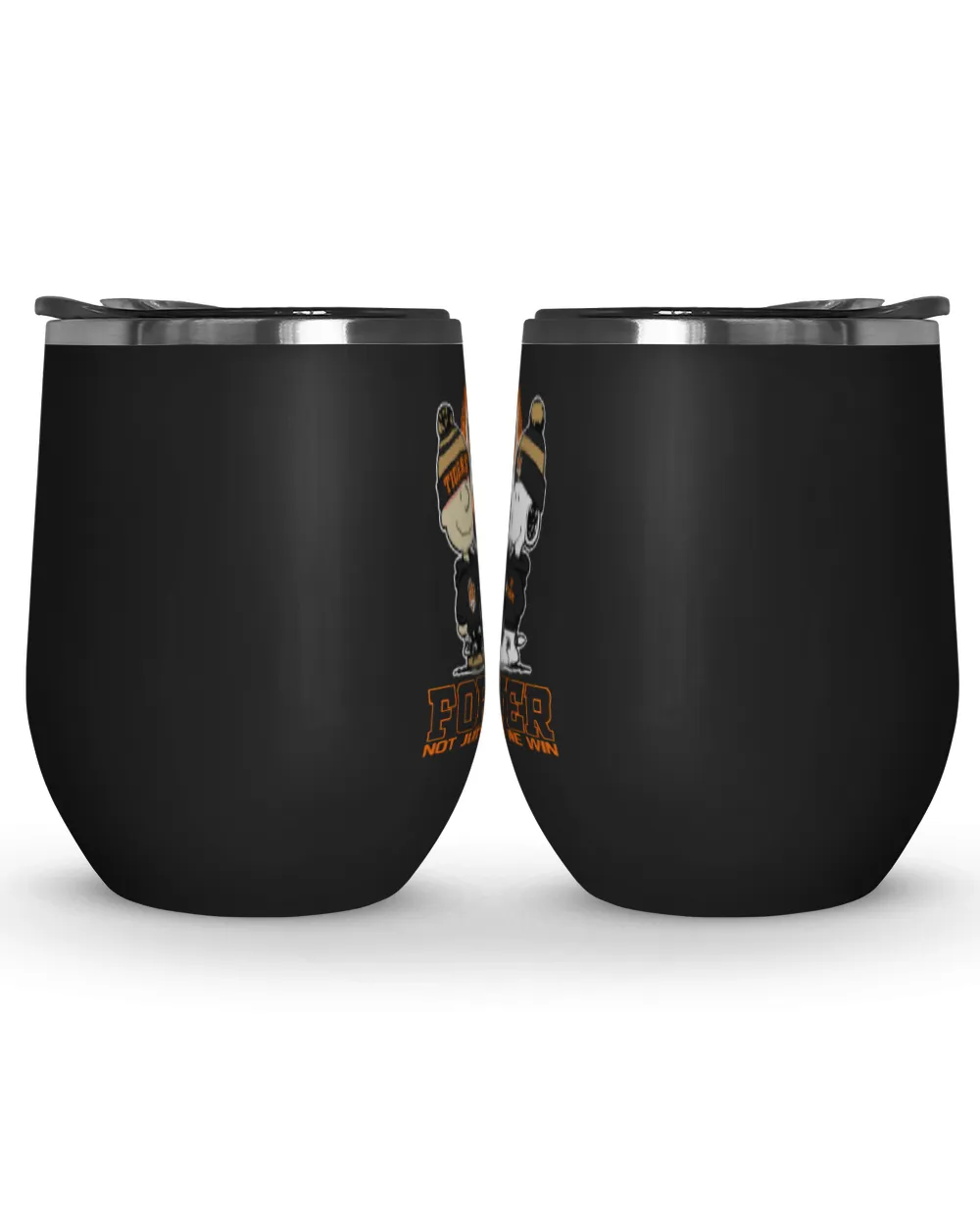 Auburn Tigers not just when we win US Wine Tumbler (12 oz) black 12oz