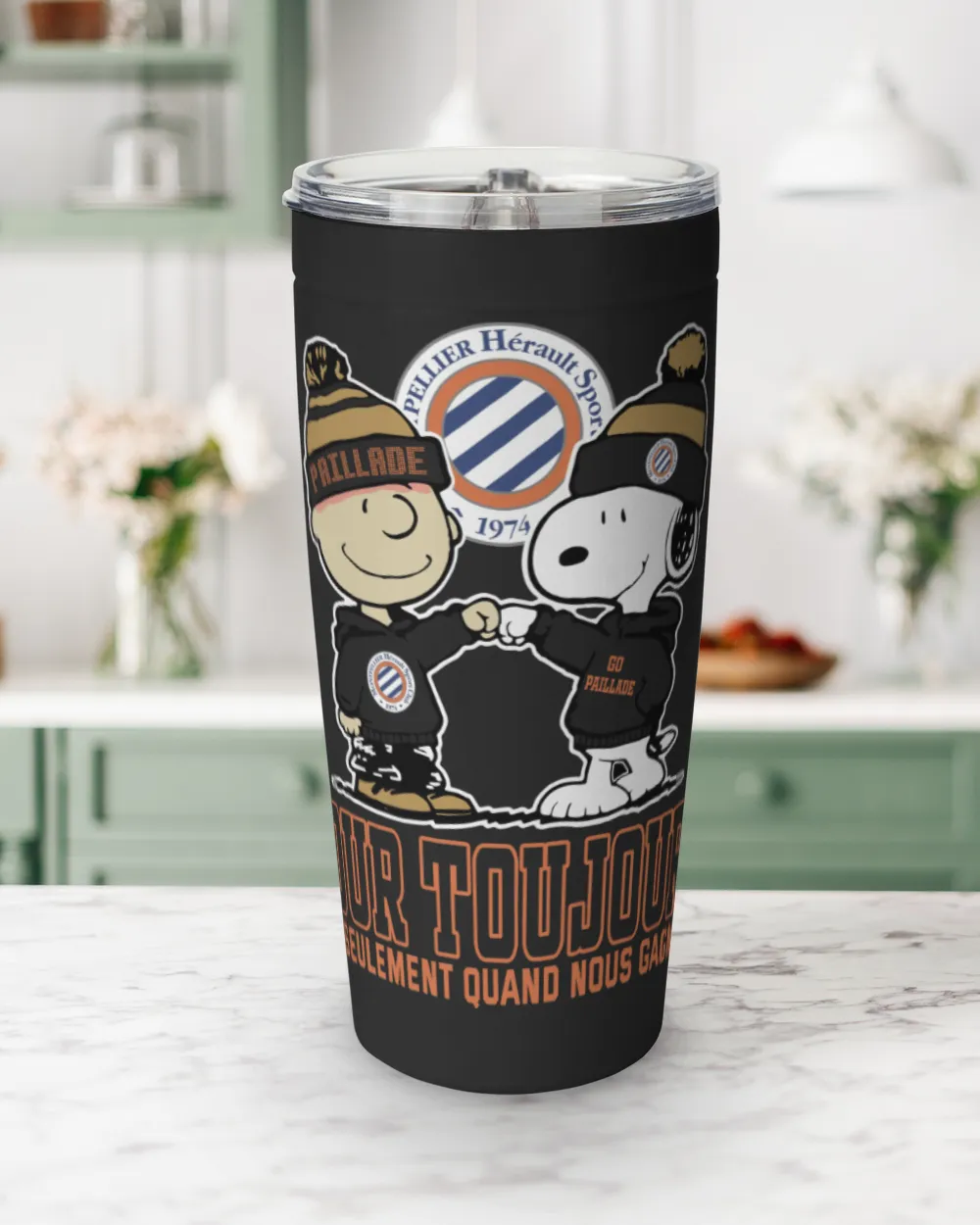 Montpellier HSC not just we win FRA Viking Tumbler (20oz) black 20oz