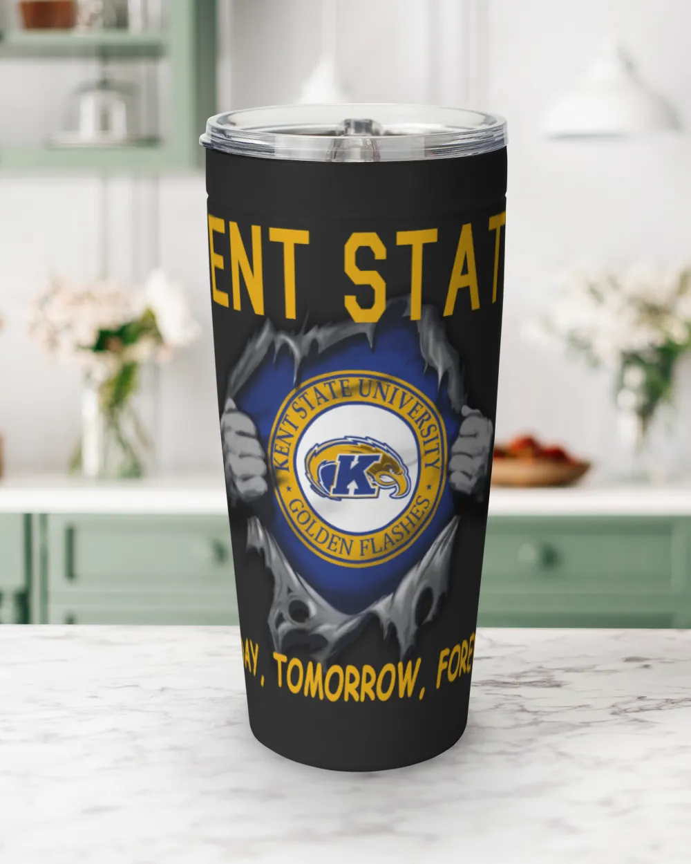 Kent State University Today forever US Viking Tumbler (20oz) black 20oz