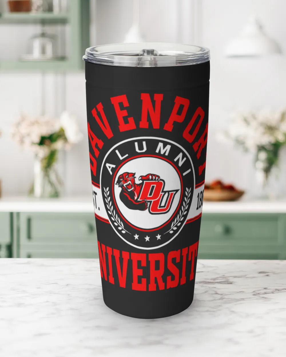 Davenport University Lgo2 Viking Tumbler (20oz) black 20oz