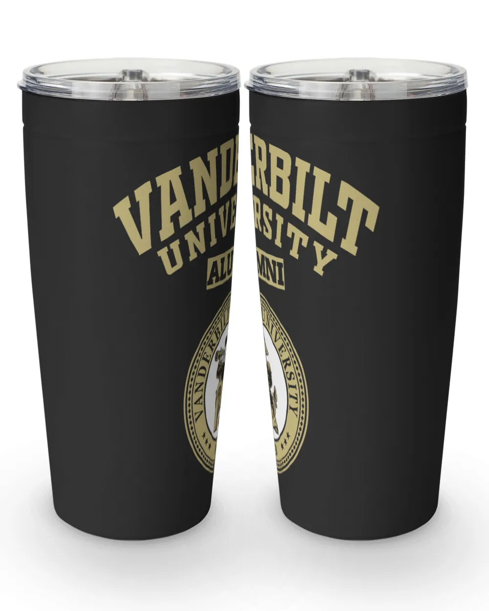 Vanderbilt University 2 LGO Viking Tumbler (20oz) black 20oz
