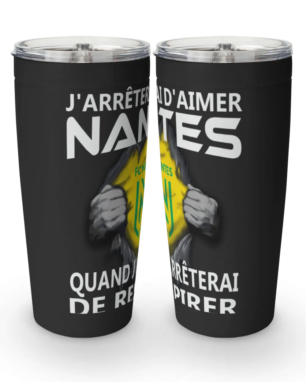 FC Nantes I will only stop FRA Viking Tumbler (20oz) black 20oz
