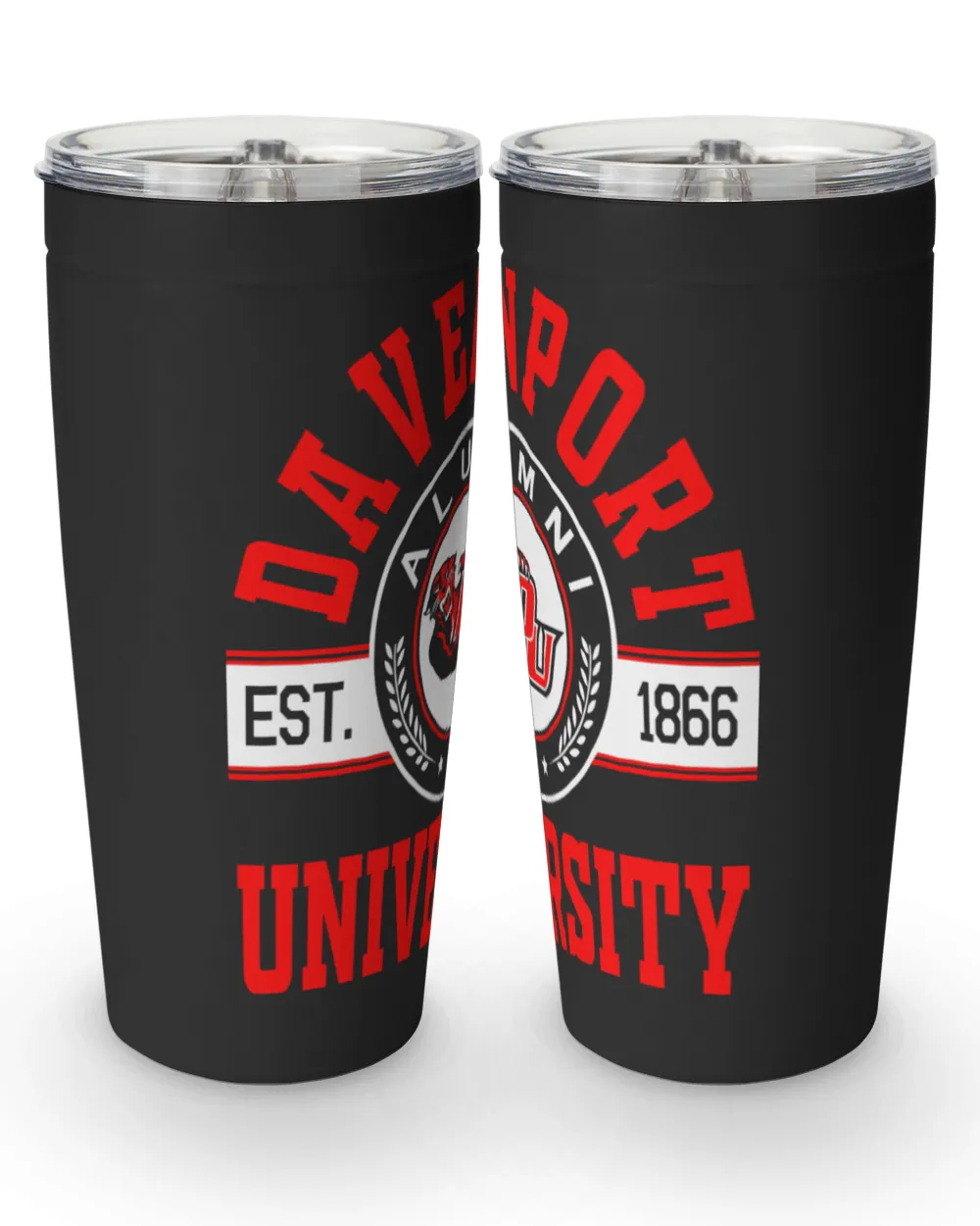 Davenport University Lgo2 Viking Tumbler (20oz) black 20oz