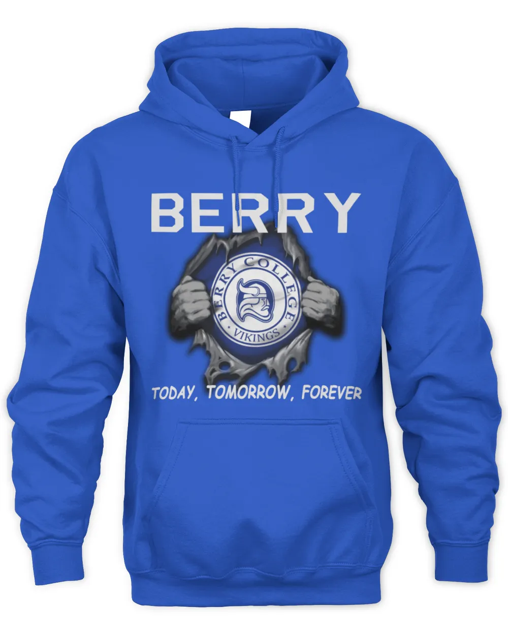 Berry College Today forever US Unisex Hoodie royal s