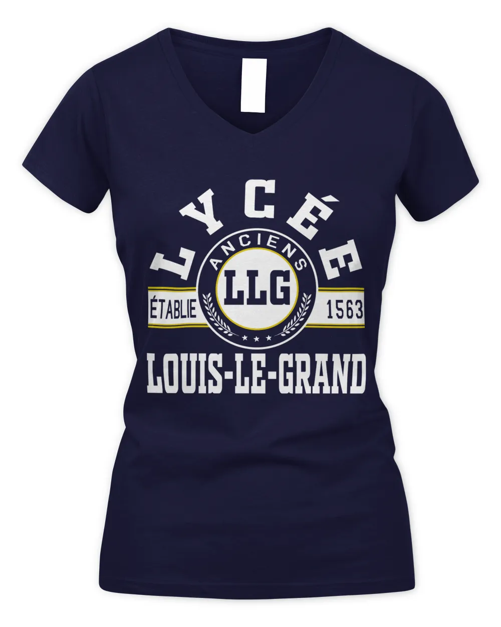 Lycée Louis-le-Grand-Far-Lgo2 Women's V-Neck T-Shirt navy s