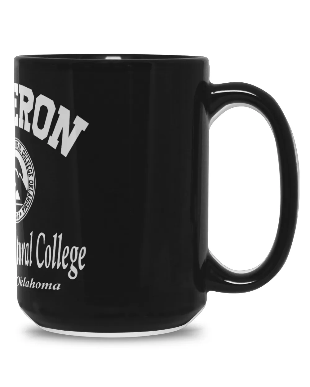 Cameron State Agricultural CL OK  Motto Black Mug 15oz black 15oz