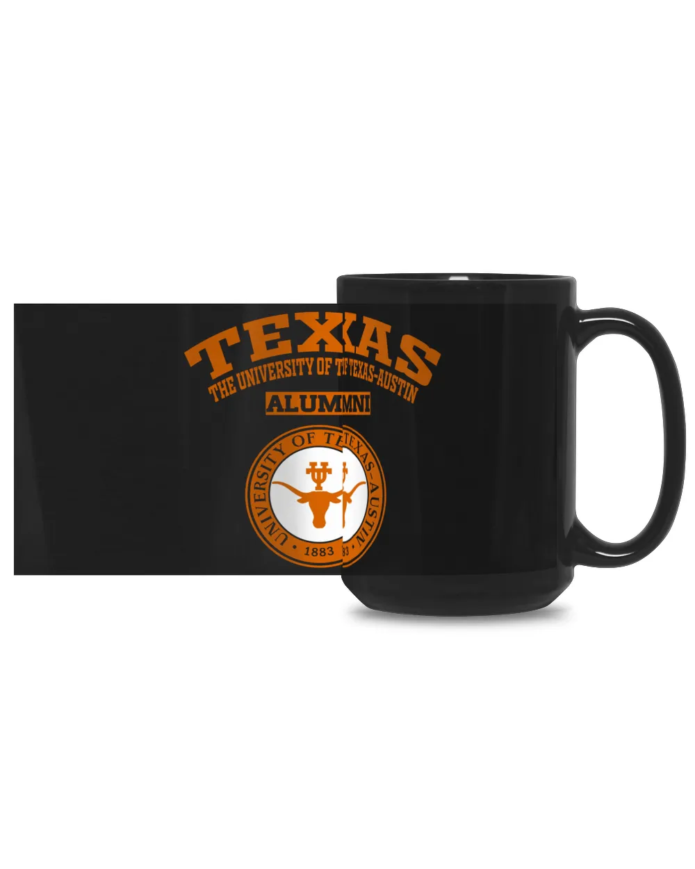 University of Texas–Austin LGO Black Mug 15oz black 15oz