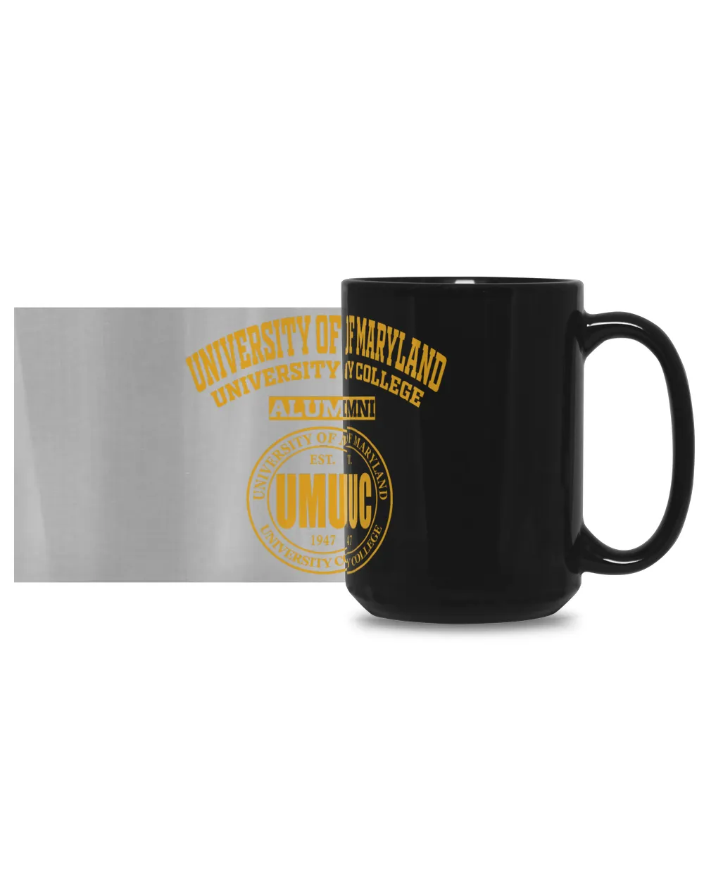 UNI of Maryland UC LGO Black Mug 15oz black 15oz