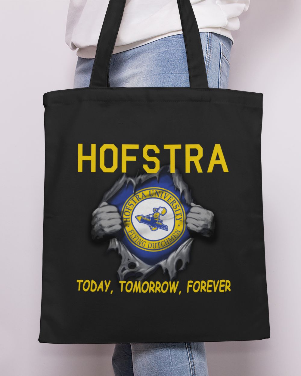 Hofstra University Today forever US Tote Bag - Printed in the EU black onesize