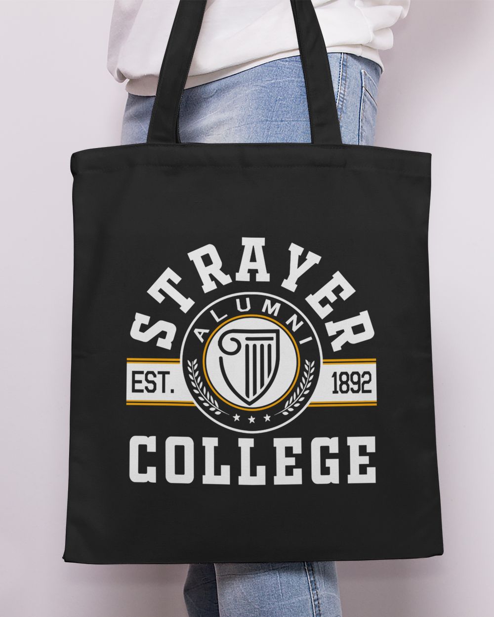 Strayer College Lgo2 Tote Bag - Printed in the EU black onesize
