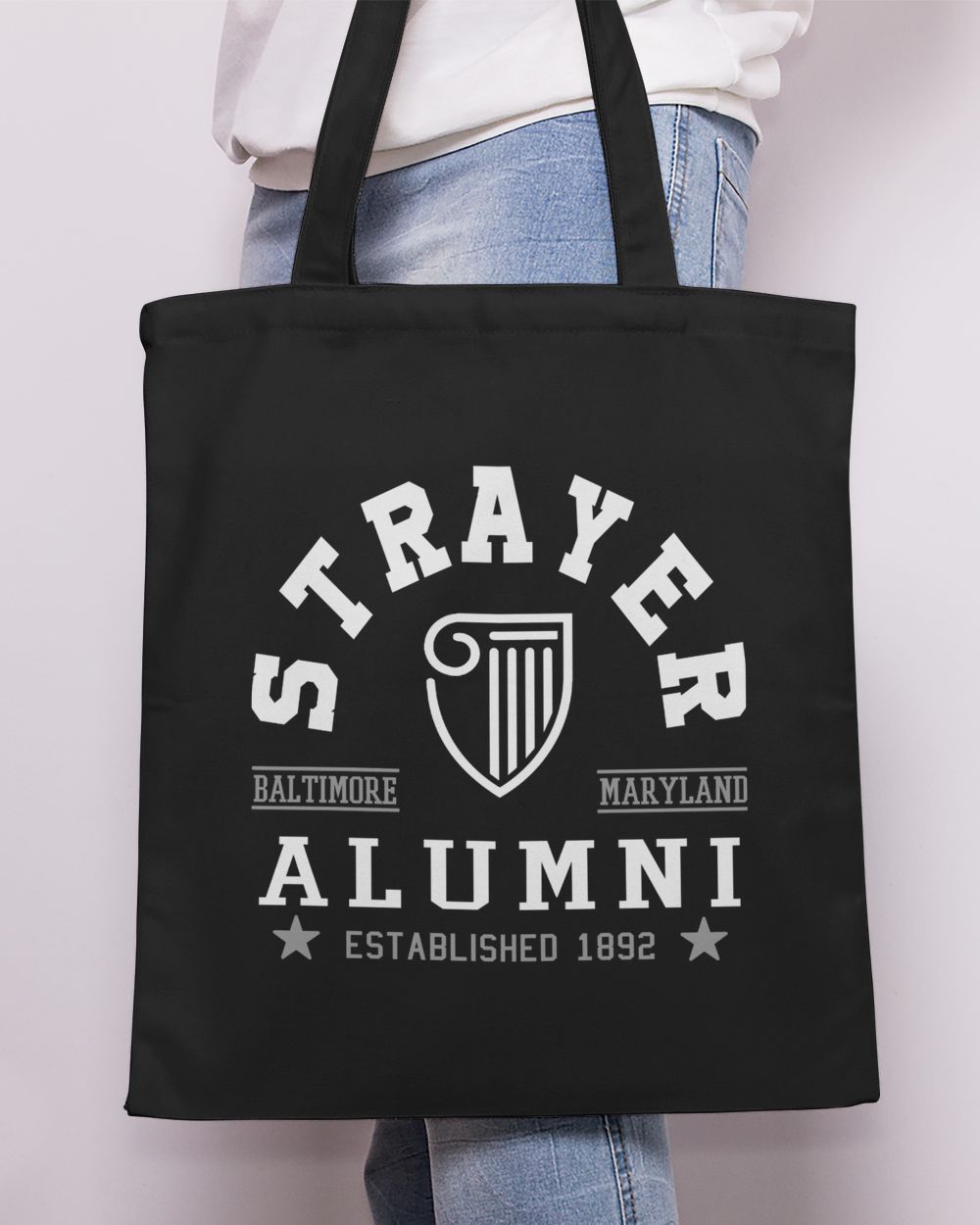 Strayer Col-Nation Tote Bag - Printed in the EU black onesize