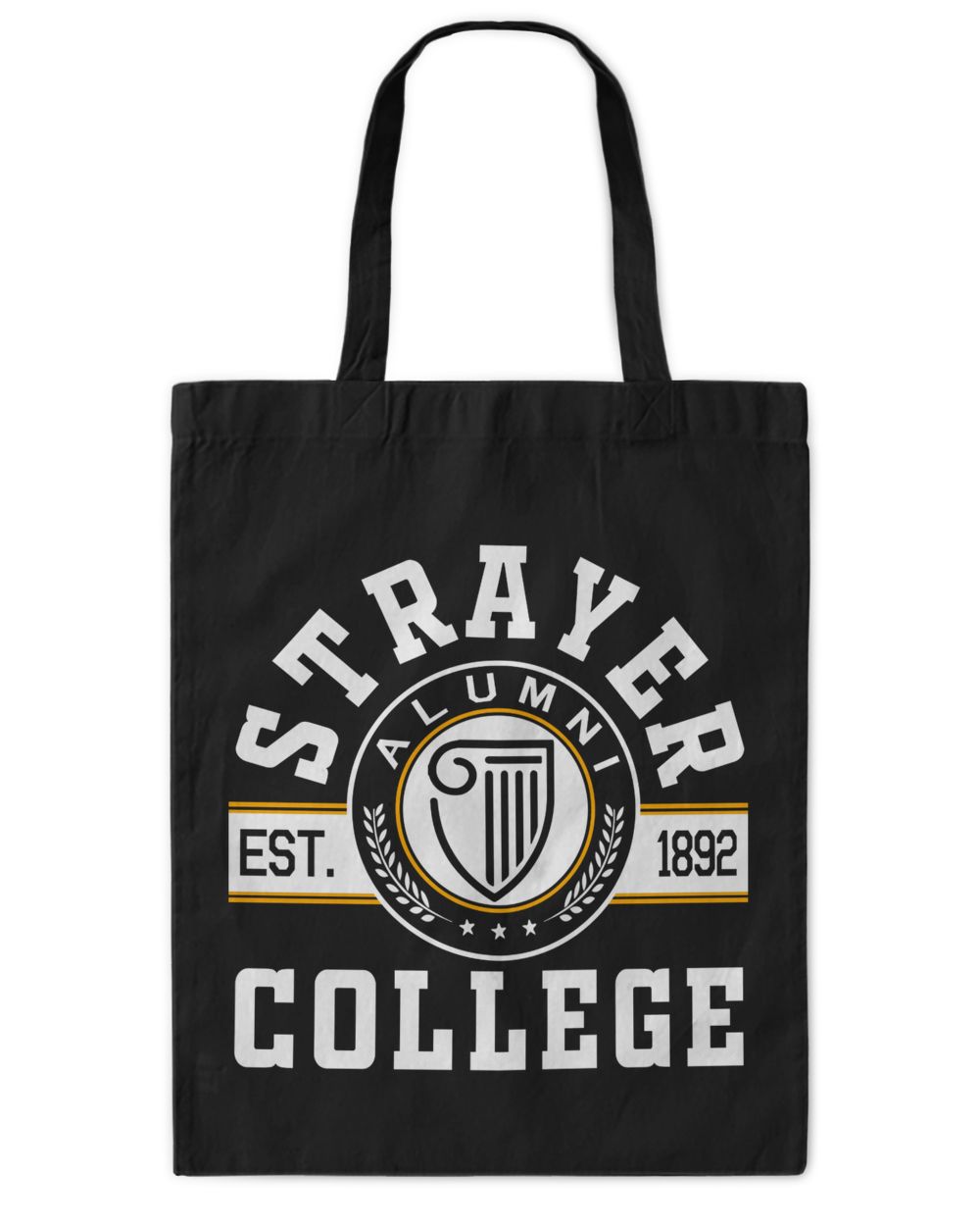 Strayer College Lgo2 Tote Bag - Printed in the EU black onesize