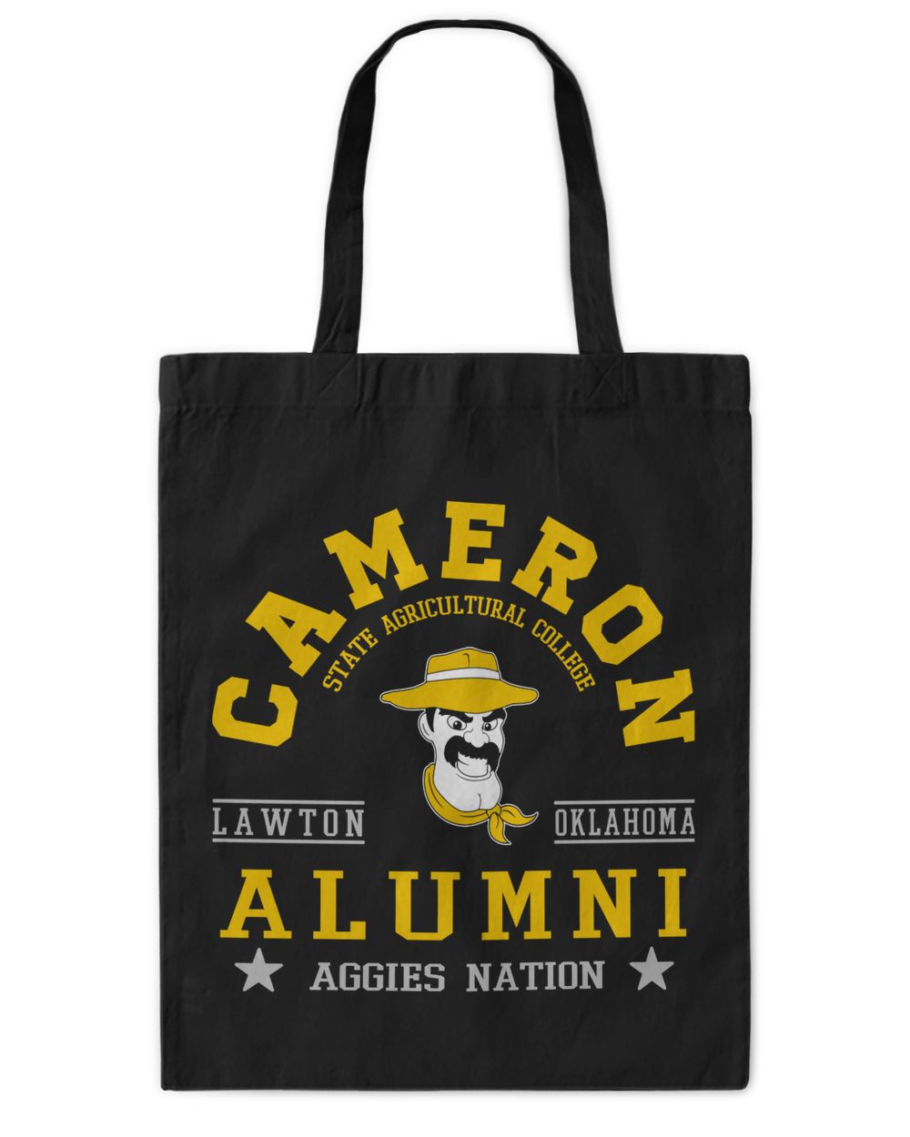 Cameron State Agricultural Col Nation Tote Bag - Printed in the EU black onesize