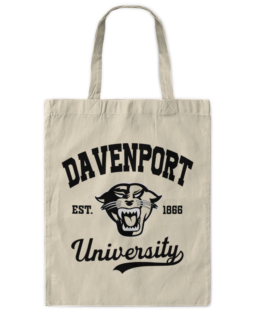 Davenport Uni_Motto Tote Bag - Printed in the EU natural onesize