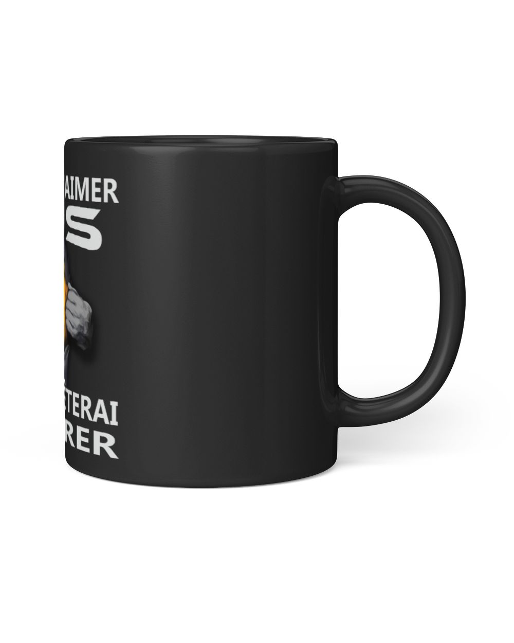RC Lens I will only stop FRA Black Mug 11oz black 11oz