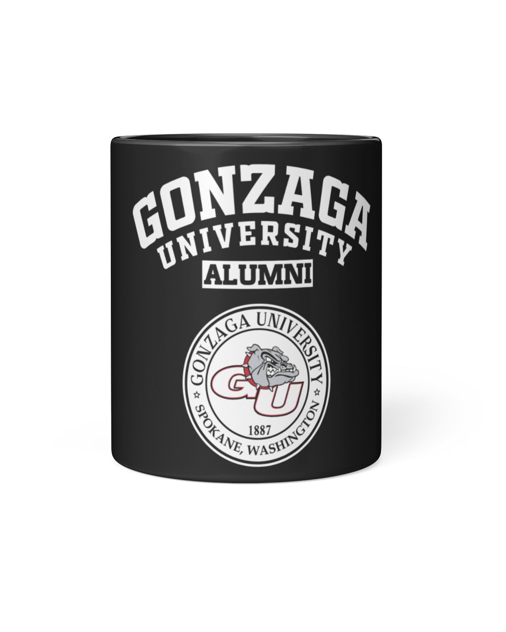 Gonzaga University 2 LGO Black Mug 11oz black 11oz