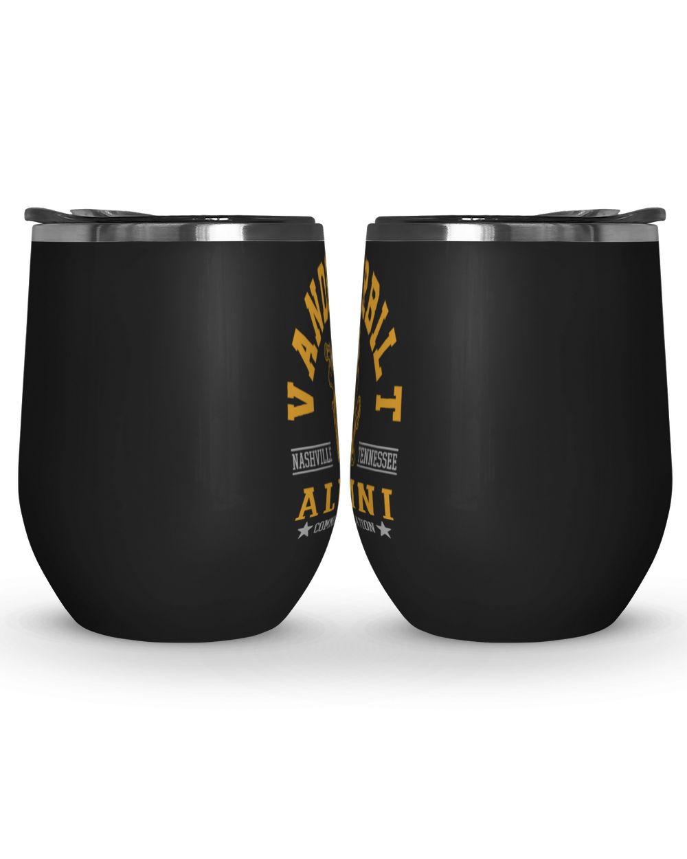 Vanderbilt Uni Nation Wine Tumbler (12 oz) black 12oz