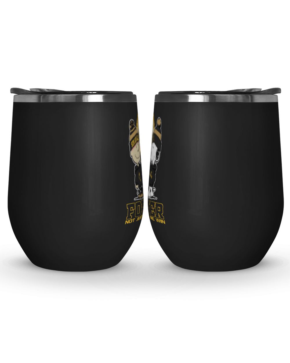 Arizona State Sun Devils not just when we win US Wine Tumbler (12 oz) black 12oz