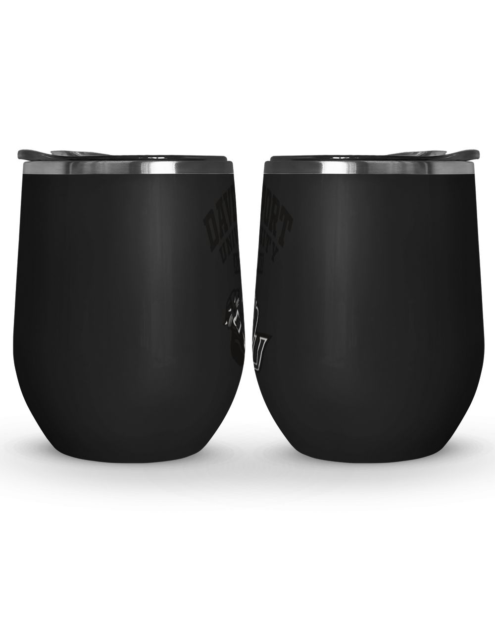 Davenport UNI LGO Wine Tumbler (12 oz) black 12oz