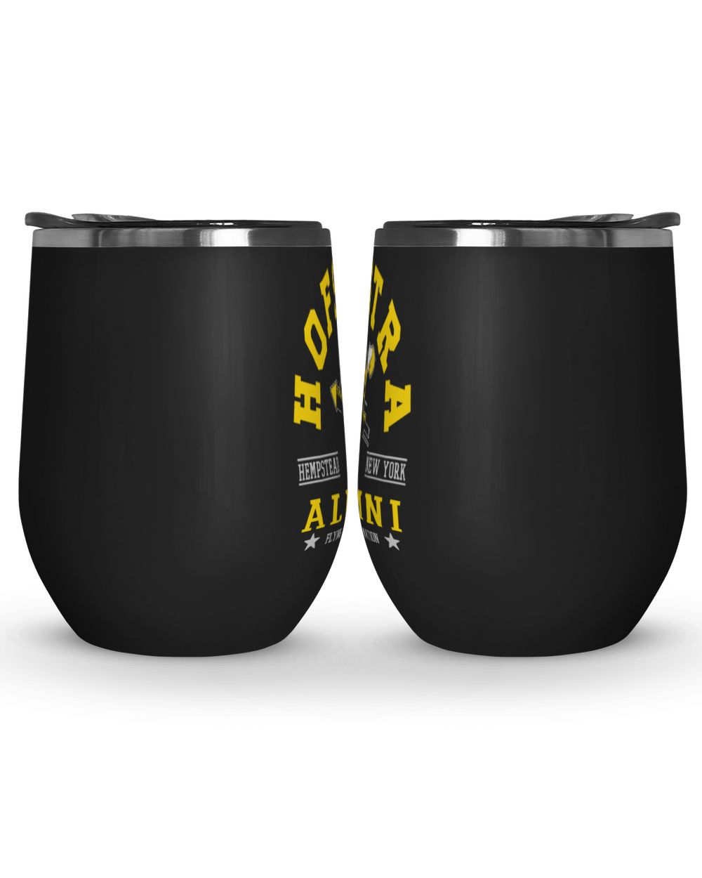 Hofstra Uni Nation Wine Tumbler (12 oz) black 12oz