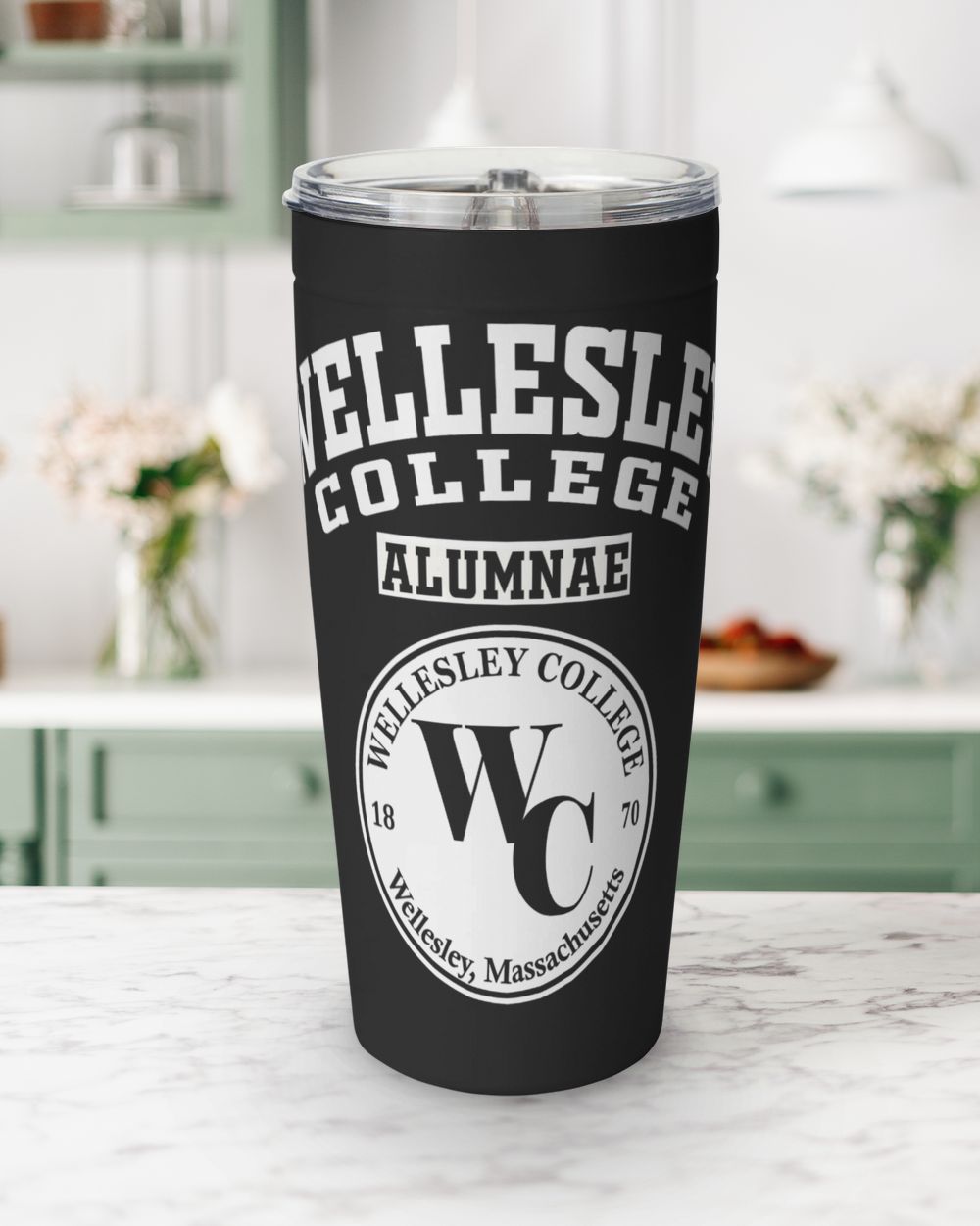 Wellesley CL LGO Viking Tumbler (20oz) black 20oz