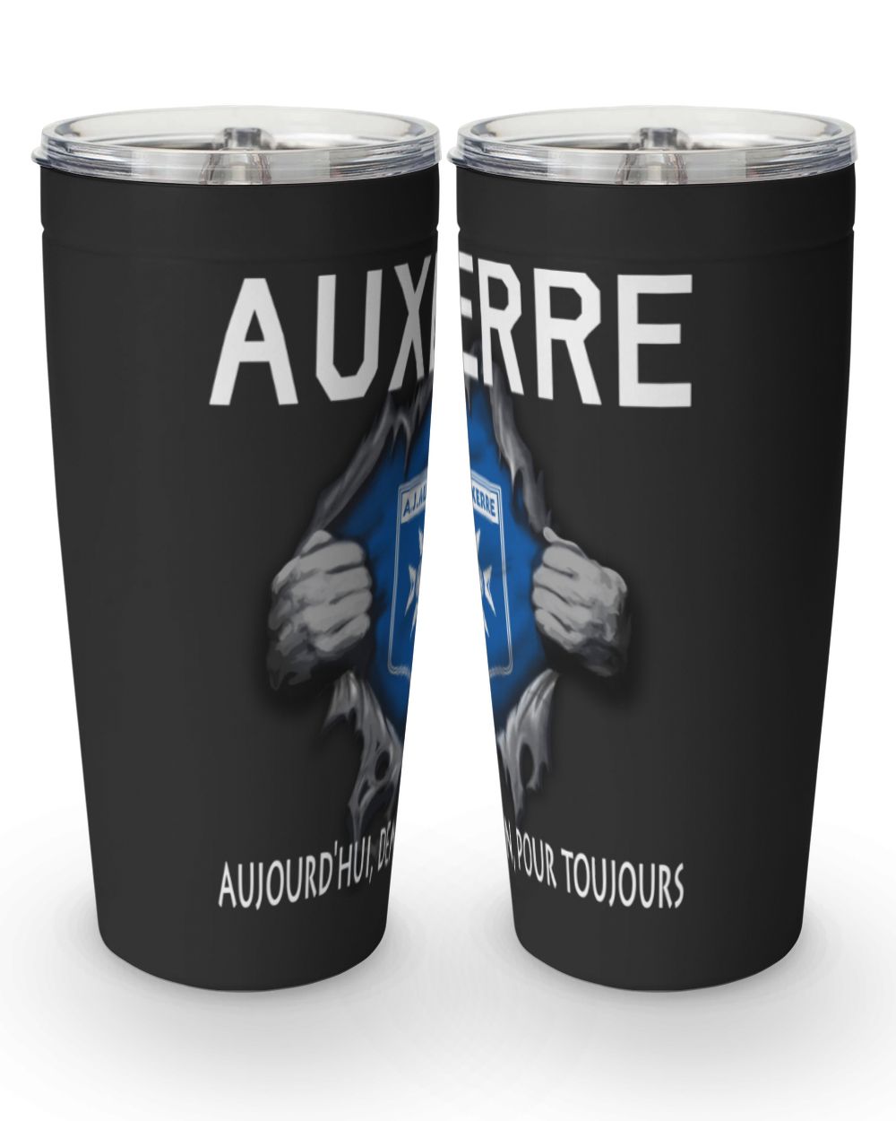 AJ Auxerre Today Forever FRA Viking Tumbler (20oz) black 20oz