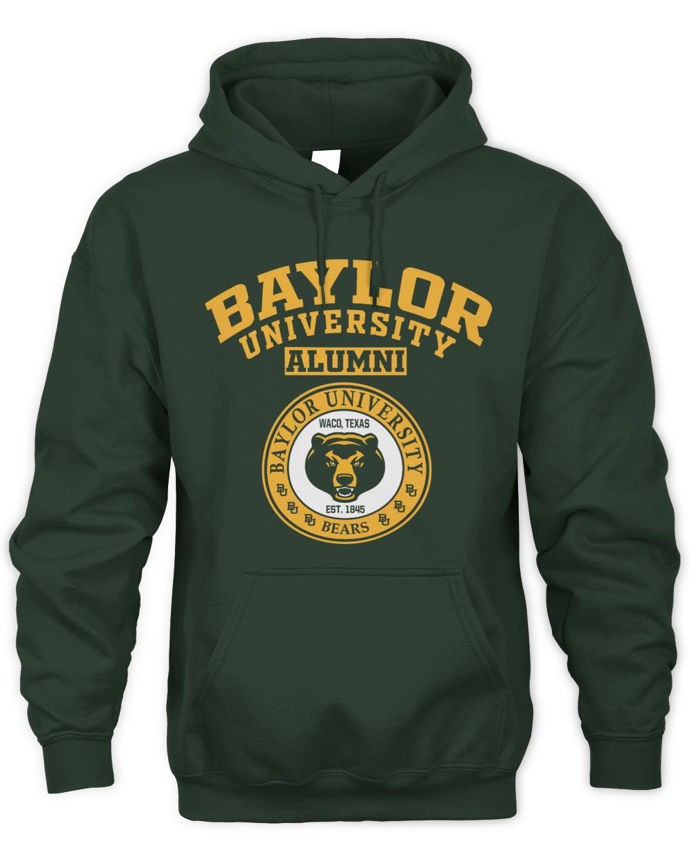 Baylor University Lgo Unisex Hoodie forest-green s