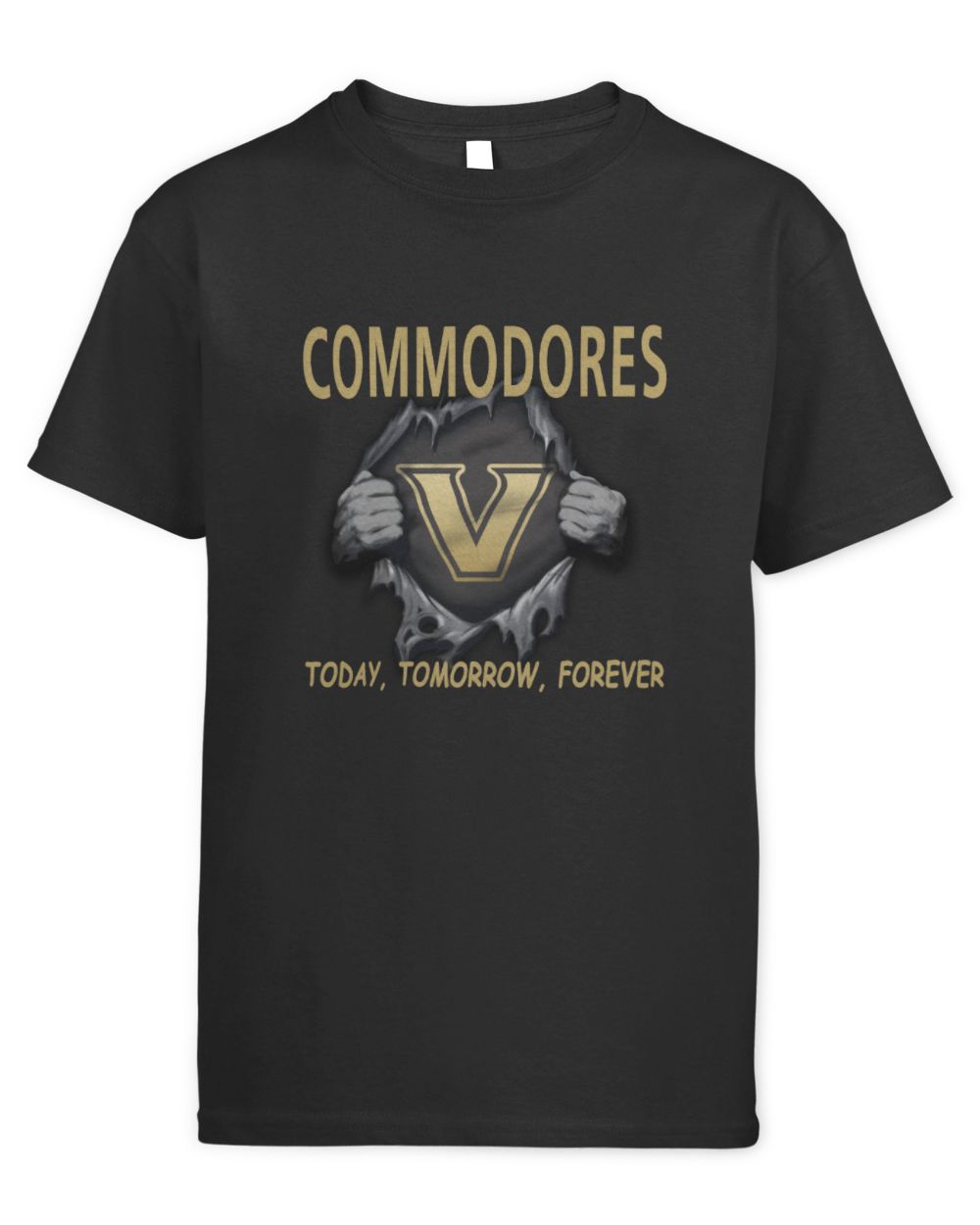 Vanderbilt Commodores tomorrow forever US Kids Standard T-Shirt black xs