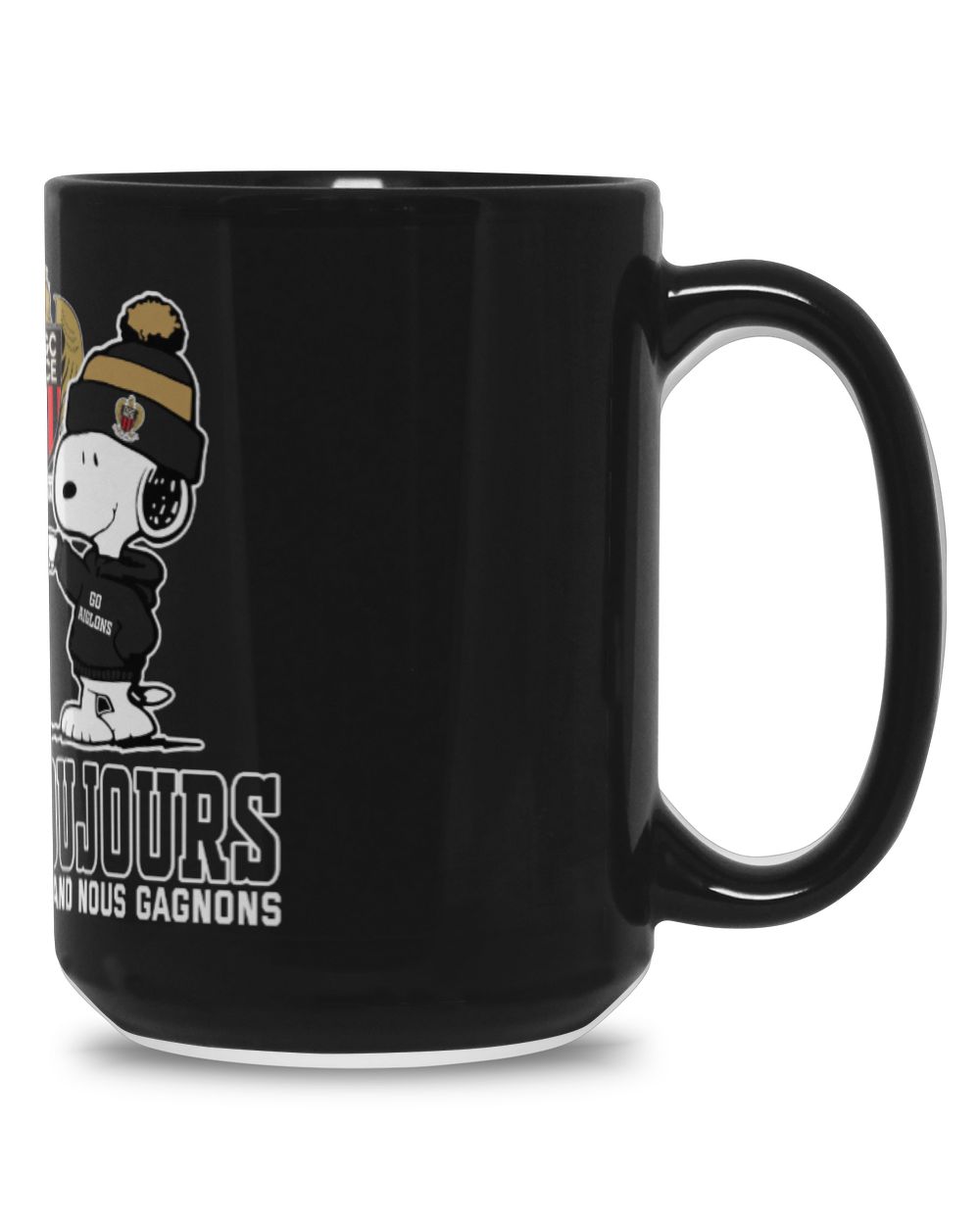 OGC Nice not just we win FRA Black Mug 15oz black 15oz