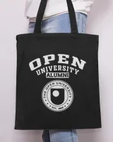 The Open Uni UK Logo Tote Bag - Printed in the EU black onesize