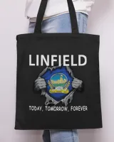 Linfield FC today Forever NIRE Tote Bag - Printed in the EU black onesize