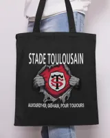 Stade Toulousain rugby Today forever FRA 2 Tote Bag - Printed in the EU black onesize
