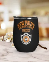 SUNY New Paltz LGO Wine Tumbler (12 oz) black 12oz