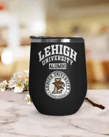 Lehigh Uni PA LG Alumni Wine Tumbler (12 oz) black 12oz