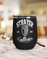 Strayer CL MottoT Wine Tumbler (12 oz) black 12oz