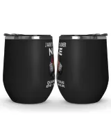 OGC Nice I will only stop FRA Wine Tumbler (12 oz) black 12oz