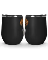 SUNY New Paltz LGO Wine Tumbler (12 oz) black 12oz